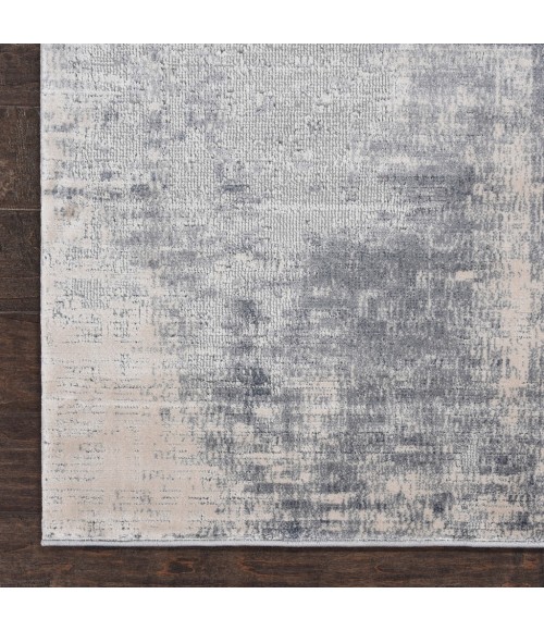 Nourison Rustic Textures Runner Area Rug RUS02-Blue/Ivory