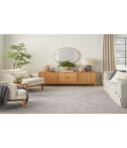 Nourison Nourison Washables Ivory Grey Rug NWB10 4 ft. X 6 ft. Rectangle - Rugs Town Nourison Nourison Washables Ivory Grey NWB10 4 ft. X 6 ft. Rectangle Rug