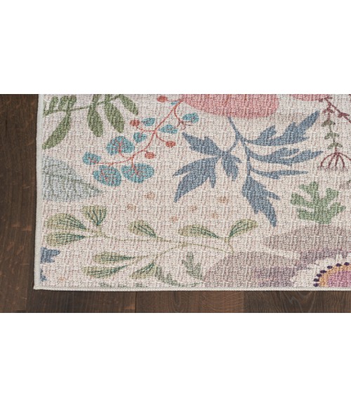 Nourison Nourison Washables Cream Multicolor Rug NWB06 2 ft. 2 in. X 10 ft. Rectangle - Rugs Town Nourison Nourison Washables Cream Multicolor NWB06 2 ft. 2 in. X 10 ft. Rectangle Rug