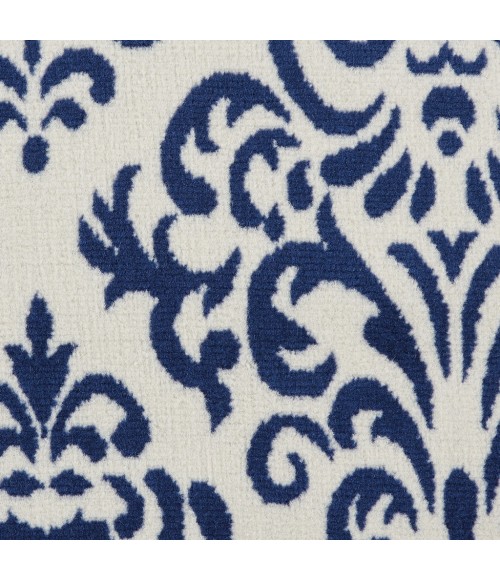 Nourison Grafix Area Rug GRF06-White/Blue