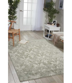 Nourison Euphoria - Eup06 Grey Area Rug 6 ft. 7 X 9 ft. 6 Rectangle