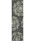 Nourison MAXELL Area Rug Nourison Maxell Runner Area Rug MAE10-Ivory/Charcoal