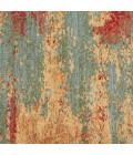 Nourison SOMERSET Area Rug Nourison Somerset Runner Area Rug ST91-Teal/Multicolor