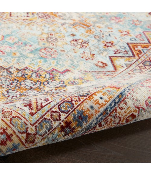 Nourison VINTAGE KASHAN Area Rug Nourison Vintage Kashan Area Rug VKA09-Multicolor