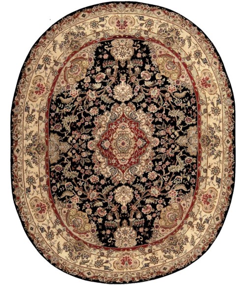 Nourison 2000 Area Rug Nourison 2000 Oval Area Rug 2028-Black