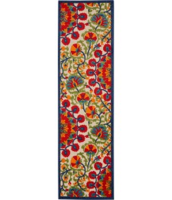 Nourison Aloha - Alh20 Red Multicolor Area Rug 2 ft. 3 X 10 ft. Rectangle