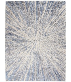 Nourison Sleek Textures Blue/Grey SLE05 7 ft. 10 in. X 10 ft. 6 in. Rect. Rug