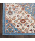Elation Area Rug Nourison Elation Area Rug ETN08 Ivory Blue 9' x 12'