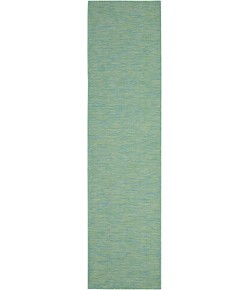 Nourison Positano - Pos01 Blue Green Area Rug 2 ft. 2 X 8 ft. Rectangle