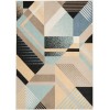 Nourison Home Washable Decor Blue Multicolor WSD10 5 ft. 3 in. X 7 ft. Rectangle Rug