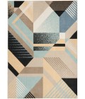 Nourison Home Washable Decor Blue Multicolor WSD10 5 ft. 3 in. X 7 ft. Rectangle Rug