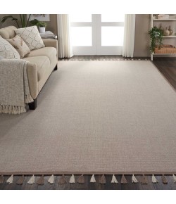 Nourison Dws06 Otto - Ds600 Taupe Area Rug 8 ft. X 10 ft. 6 Rectangle