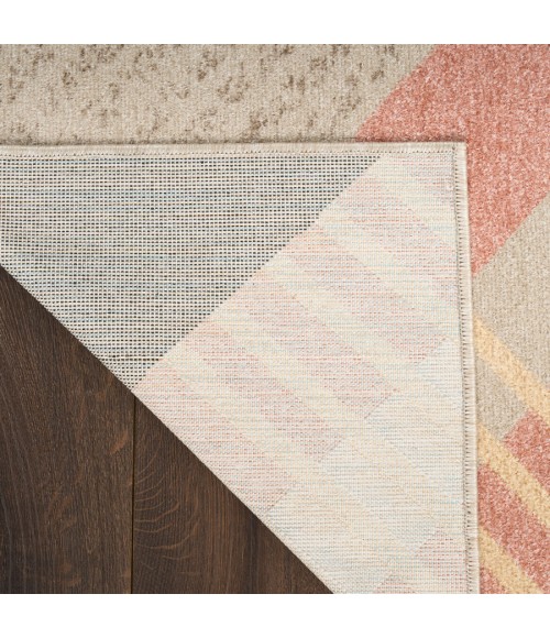 Nourison Home Washable Decor Multicolor WSD10 2 ft. X 6 ft. Rectangle Rug
