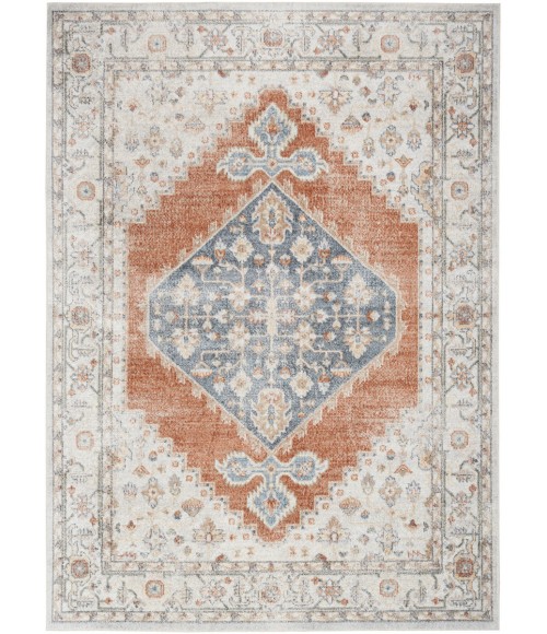 Nourison Astra Machine Washable Area Rug ASW11 Grey/Multi