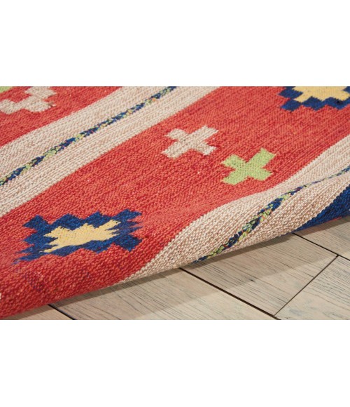 Nourison BAJA Area Rug Nourison Baja Area Rug BAJ02-Red/Beige