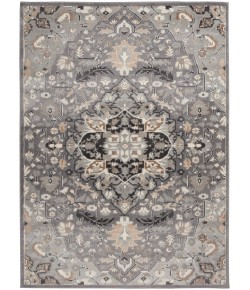 Nourison Elation - Etn09 Grey Area Rug 5 ft. 3 X 7 ft. 3 Rectangle