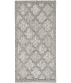 Nourison Easy Care - Nes01 Silver Grey Area Rug 2 ft. X 4 ft. Rectangle