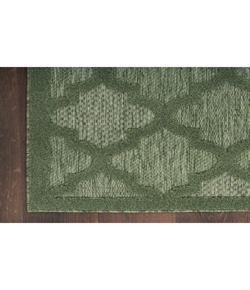 Nourison Easy Care Green NES01 5 ft. X 7 ft. Rectangle Rug