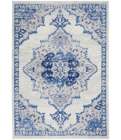 Nourison Whimsicle - Whs14 Ivory Blue Area Rug 4 ft. X 6 ft. Rectangle