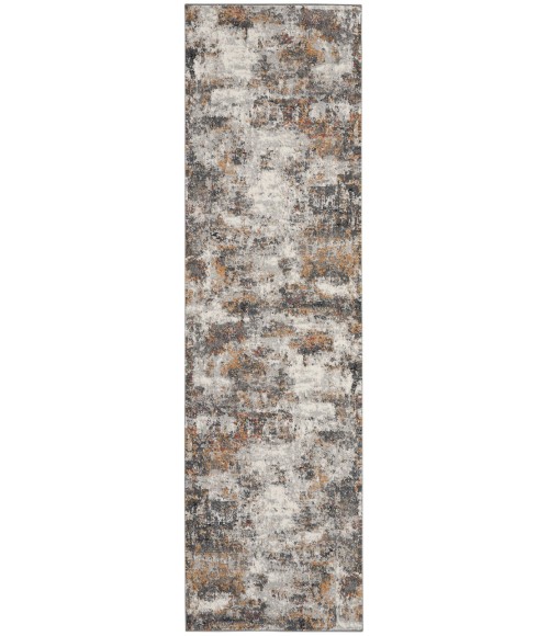 Nourison LUDLOW Area Rug Nourison Ludlow Runner Area Rug LDW03-Grey/Multi