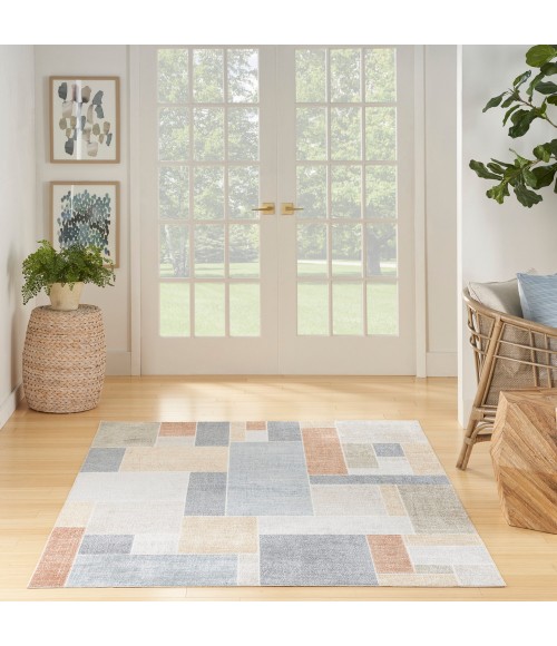 Nourison Astra Machine Washable Area Rug ASW09 Multicolor