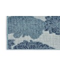 Nourison Garden Oasis Blue GOA04 8 ft. X 10 ft. Rectangle Rug