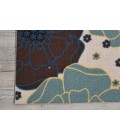 Nourison Home & Garden Square Area Rug RS021-Light Blue