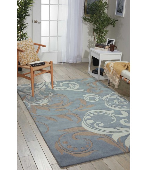 Nourison Contour Area Rug CON09-Silver