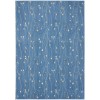Nourison Grafix - Grf15 Light Blue Area Rug 7 ft. X 10 ft. Rectangle