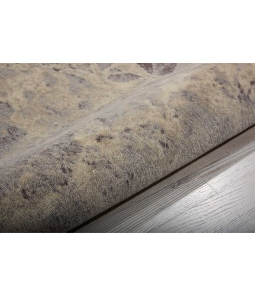 Nourison Somerset Round Area Rug ST745-Grey
