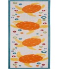 Nourison Aloha Teal Multi ALH27 2 ft. X 6 ft. Rectangle Rug