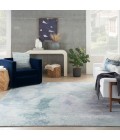 Nourison Silk Shadows Blue Green SHA22 4 ft. X 6 ft. Rect. Rug