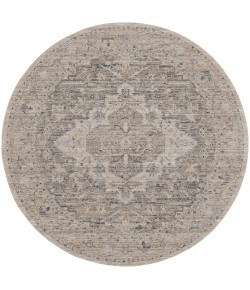 Nourison Lynx Ivory Taupe LNX04 8 ft. X Round Rug