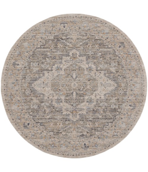 Nourison Lynx Ivory Taupe Rug LNX04 8 ft. X Round - Rugs Town Nourison Lynx Ivory Taupe LNX04 8 ft. X Round Rug