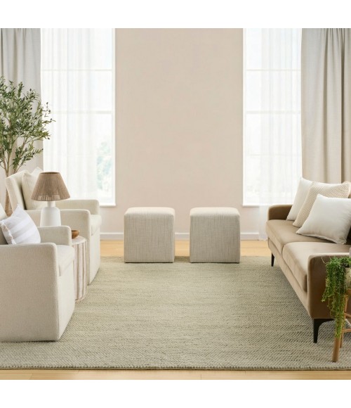 DKNY Pure Knots Sage KNT01 8 ft. X 10 ft. Rect. Rug