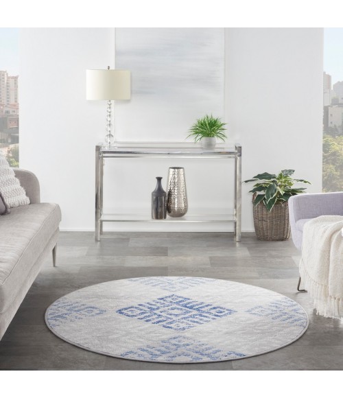 Nourison WHIMSICLE Area Rug Nourison Whimsicle Area Rug WHS18-Grey Blue