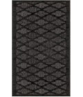 Nourison Easy Care Charcoal Black NES01 2 ft. 2 in. X 10 ft. Rectangle Rug