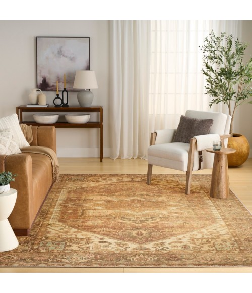 Nourison Vintage Washables Gold VWS14 9 ft. 10 in. X 13 ft. 2 in. Rect. Rug