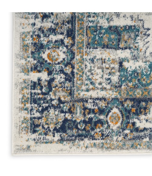 Nourison Passion Area Rug PSN03 Ivory/Grey/Blue