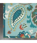 Nourison SUN N' SHADE Area Rug Waverly Sun N' Shade Area Rug SND73-Light Blue