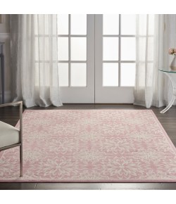 Nourison Home Jubilant JUB06 Ivory Pink 6 ft. X 9 ft. Area Rug