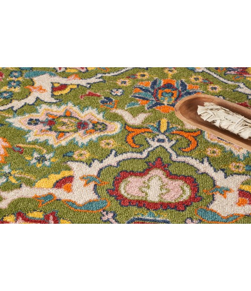 Nourison Allur Sage Ivory ALR03 4 ft. Round Rug