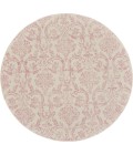 Nourison Jubilant Round Area Rug JUB09-Ivory/Pink
