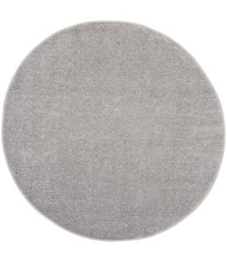 Nourison Essentials - Nre01 Silver Grey Area Rug 4 ft. X Round