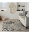 Nourison Aloha Area Rug ALH05 Silver Grey 5'3" x 7'5"