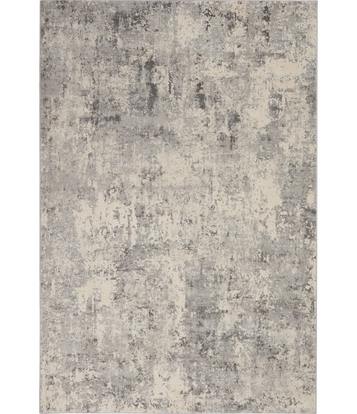 Nourison Rustic Textures Grey Beige RUS07 6 ft. X 9 ft. Rect. Rug