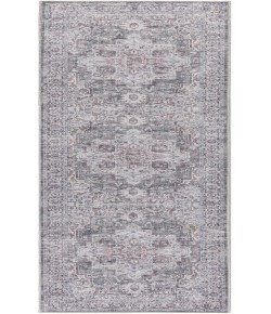 Nicole Curtis Machine Washable Series 1 Ivory Grey SR101 2 ft. X 6 ft. Rectangle Rug