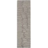 Calvin Klein Ck010 Linear - Lnr01 Grey Area Rug 2 ft. 3 in. X 8 ft. Runner