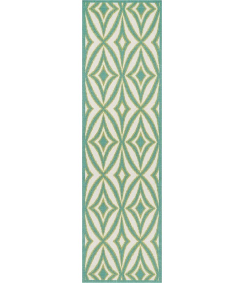 Nourison SUN N' SHADE Area Rug Nourison Sun N' Shade Runner Area Rug SND19-Carnival