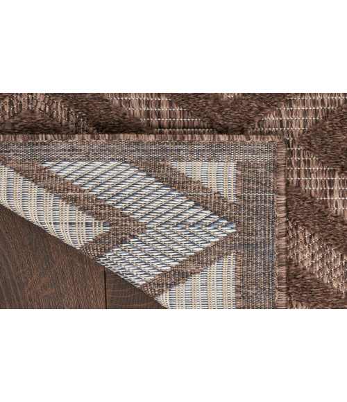 Nourison Versatile Brown NRV01 5 ft. X 7 ft. Rectangle Rug